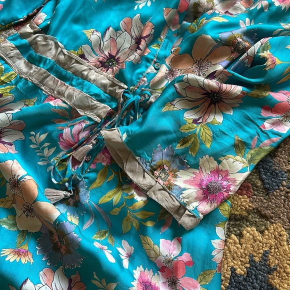 Silk Johnny Was gorgeous dress sz M - Picture 8 of 11